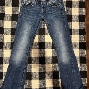 Miss Me Dark Blue Boot Cut Jeans